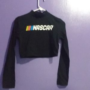 Nascar Long Sleeve Crop Top
